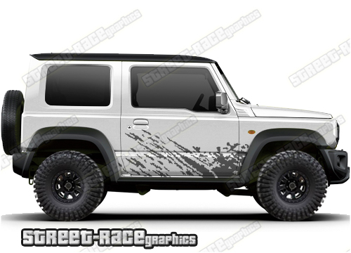 Suzuki Jimny 004 - mud splatter graphics