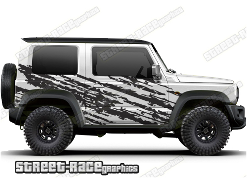 Suzuki Jimny 008 - ripped graphics