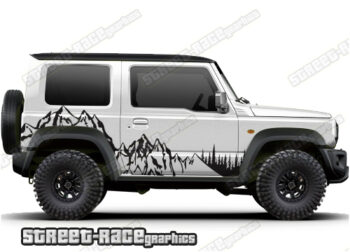 Suzuki Jimny 018 - Mountain adventure overland graphics