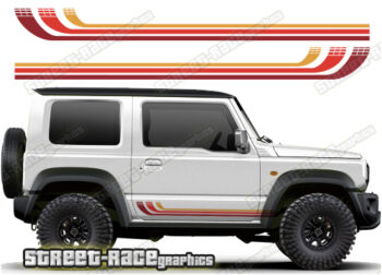 Suzuki Jimny 042 - Retro stripes