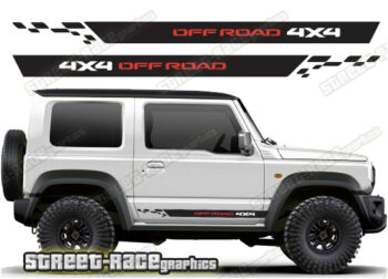 Suzuki Jimny 050 - 4X4 off road racing stripes