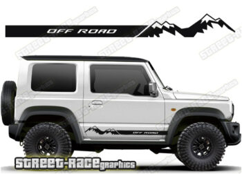 Suzuki Jimny 061 - off road racing stripes