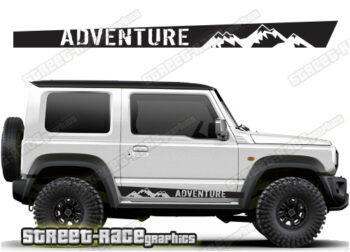 Suzuki Jimny 062 - mountain adventure racing stripes