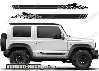 Suzuki Jimny 064 - off road racing stripes