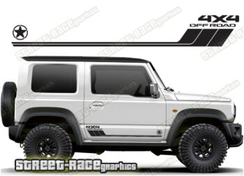 Suzuki Jimny 065 - off road 4x4 racing stripes