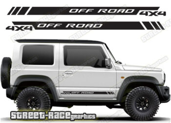 Suzuki Jimny 066 - off road 4x4 racing stripes