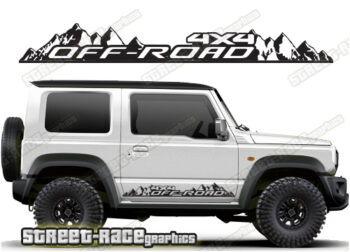 Suzuki Jimny 067 - off road 4x4 decals