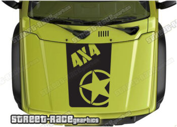 Suzuki Jimny bonnet / hood graphics 001 - USMC