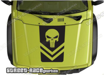 Suzuki Jimny bonnet / hood graphics 003 - PUNISHER