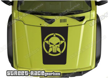 Suzuki Jimny bonnet / hood graphics 006 - PUNISHER