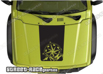 Suzuki Jimny bonnet / hood graphics 014