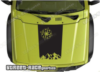Suzuki Jimny bonnet / hood graphics 015
