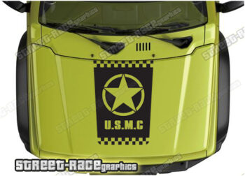 Suzuki Jimny bonnet / hood graphics 017