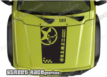 Suzuki Jimny bonnet / hood graphics 018