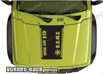 Suzuki Jimny bonnet / hood graphics 019