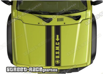 Suzuki Jimny bonnet / hood graphics 041