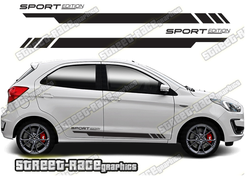 Ford Ka racing stripes 002