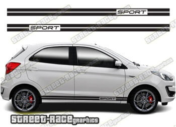 Ford Ka racing stripes 006