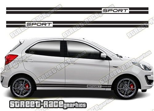 Ford Ka racing stripes 006