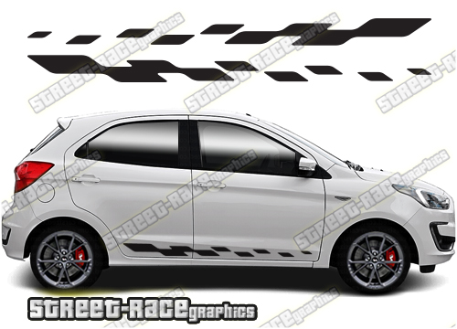 Ford Ka racing stripes 007