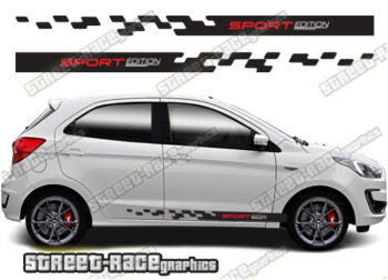 Ford Ka racing stripes 015