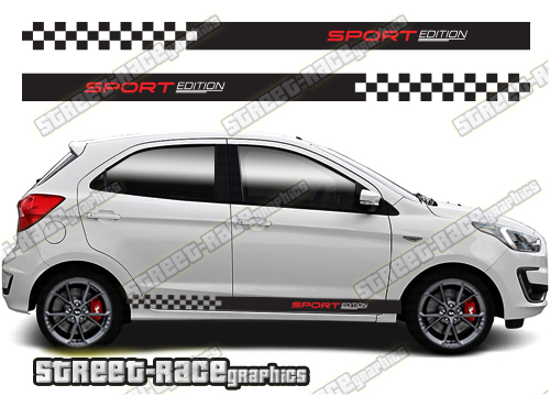 Ford Ka racing stripes 017