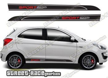 Ford Ka racing stripes 018