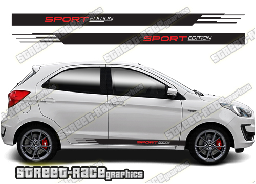 Ford Ka racing stripes 019