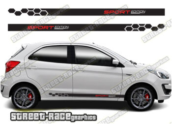 Ford Ka racing stripes 020