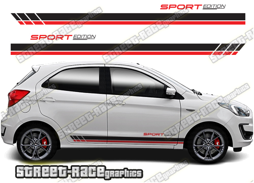 Ford Ka racing stripes 022