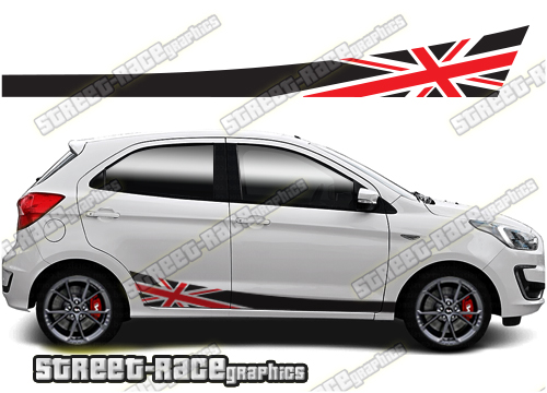 Ford Ka racing stripes 024 - Union Jack