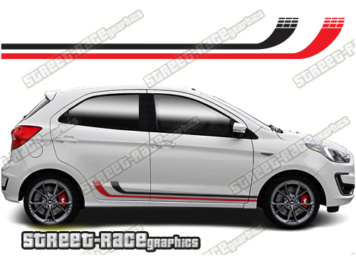 Ford Ka racing stripes 026
