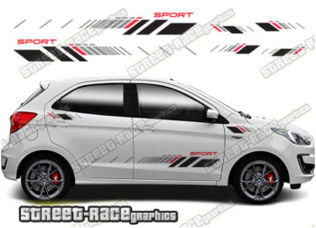 Ford Ka racing stripes 031