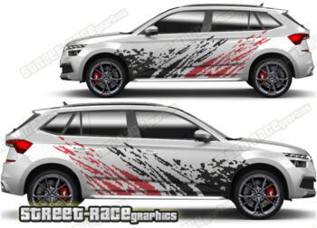 Skoda Kamiq 001 - mud splatter graphics