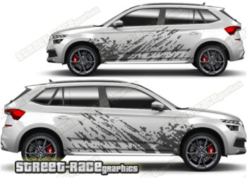 Skoda Kamiq 004 - mud splatter graphics