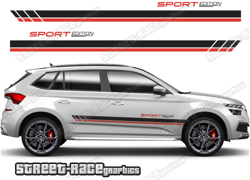Skoda Kamiq 053 - racing stripes