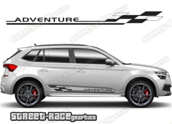 Skoda Kamiq 058 - Adventure racing stripes