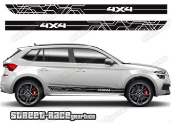 Skoda Karoq 068 - 4x4 racing stripes