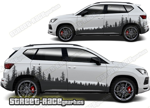 Skoda Karoq 024 - Forest overland graphics