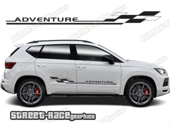 Skoda Karoq 058 - Adventure racing stripes
