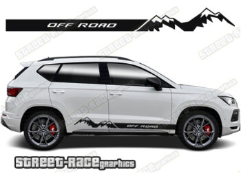 Skoda Karoq 061 - off road racing stripes