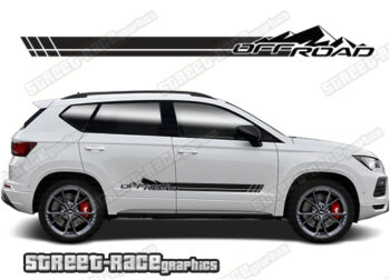 Skoda Karoq 064 - off road racing stripes