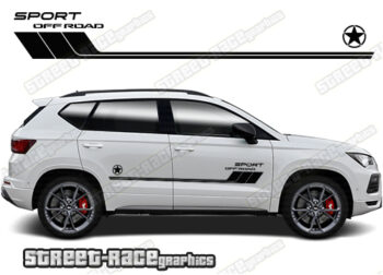 Skoda Karoq 065 - off road 4x4 racing stripes