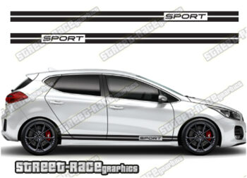Kia Ceed racing stripes 006