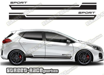 Kia Ceed racing stripes 009