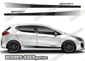 Kia Ceed racing stripes 011