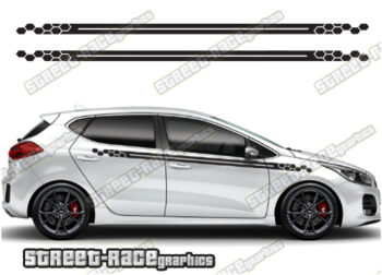Kia Ceed racing stripes 013