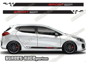 Kia Ceed racing stripes 016