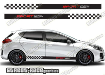 Kia Ceed racing stripes 017
