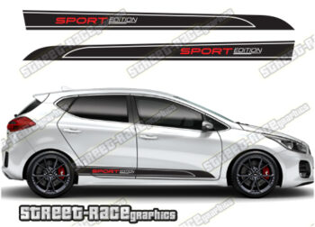 Kia Ceed racing stripes 018
